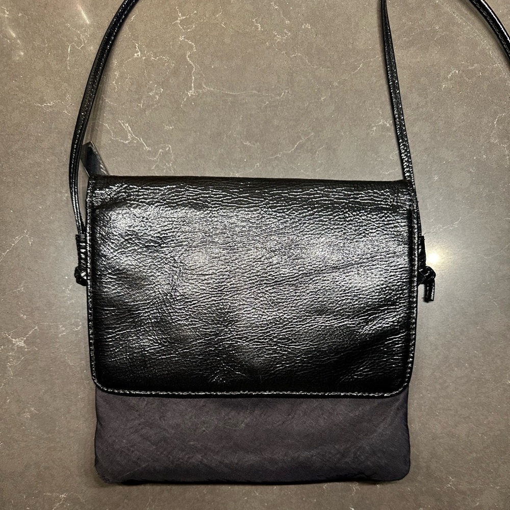 Classic black HOBO crossbody purse